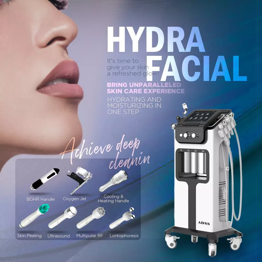 Hydra Facial Machine Skin Microdermabrasion And Enzyme Peel Serum